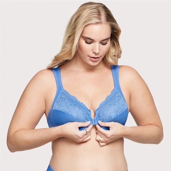 Glamorise Front-Closure WonderWire Bra - Picture 2 of 11